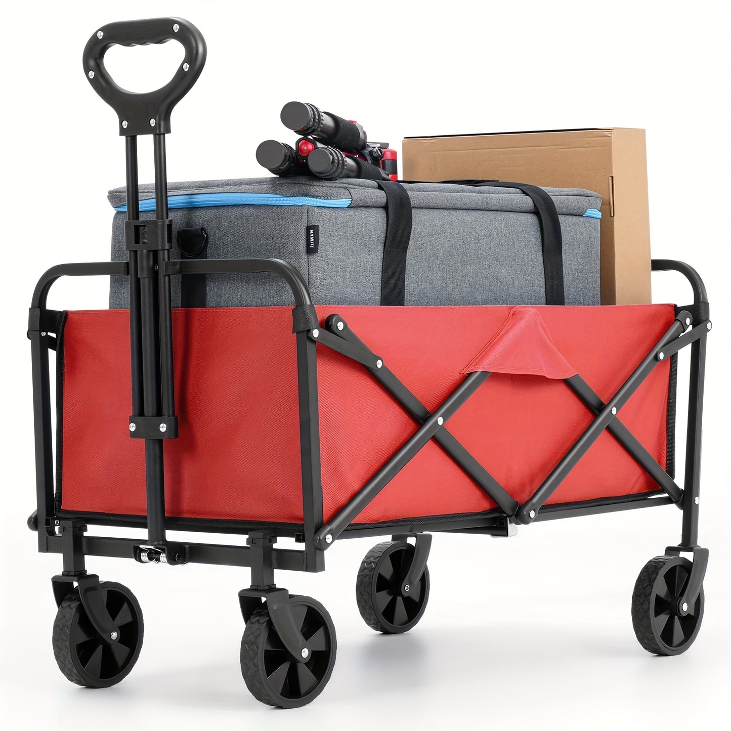 All-Terrain Heavy Duty Folding Cart – 220/450/680 lbs Capacity | Outdoor, Garden, Shopping & Camping Utility Wagon