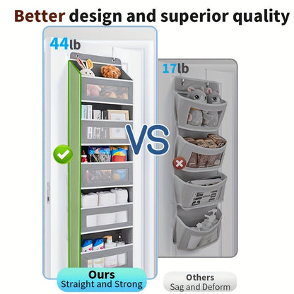 5-Tier Hanging Door Storage Organizer – Large Capacity Pockets for Home, Bathroom & Closet