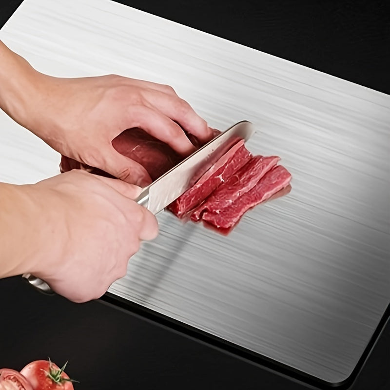 3‑Piece Premium Stainless Steel Cutting Board Set